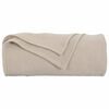 vidaXL Coperte da Pile 24 pcs Beige 170 x 130 cm Panno