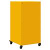 vidaXL Credenza Giallo Antracite 36x39x72 cm Acciaio Laminato a Freddo