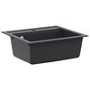 vidaXL Lavello cucina vasca singola Granito 60 x 51 x 30.5 cm Grafite