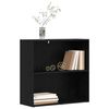 vidaXL Libreria Rovere Nero 60 x 30 x 76.5 cm Legno multistrato