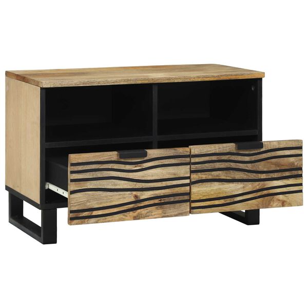 vidaXL Unità TV con cassetto Marrone 70 x 33 x 46 cm Legno multistrato