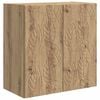 vidaXL Mobiletto a muro Rovere Artigianale 59 x 31 x 60 cm
