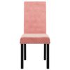 vidaXL Sedie da Pranzo 2 pz Rosa in Velluto