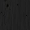 vidaXL Libreria/Divisorio Nero 80x30x135,5cm in Legno Massello di Pino