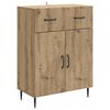 vidaXL Credenza con cassetto Rovere Artigianale 66 x 34,5 x 89,5 cm