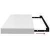 vidaXL Scaffali a Parete 4 pz Bianco Lucido 60x23,5x3,8 cm in MDF