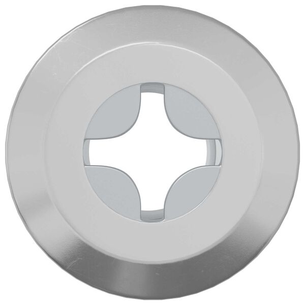 vidaXL Dado a bloccaggio 2 pcs Nichel M6 x 25 mm Acciaio