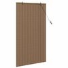 vidaXL Tenda a rullo con tende Marrone 90 x 160 cm Bamb&ugrave;