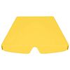 vidaXL Baldacchino per Dondolo Giardino Giallo 150/130x105/70 cm