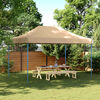 vidaXL Tenda da Festa Pieghevole Pop-Up Beige 440x292x315 cm