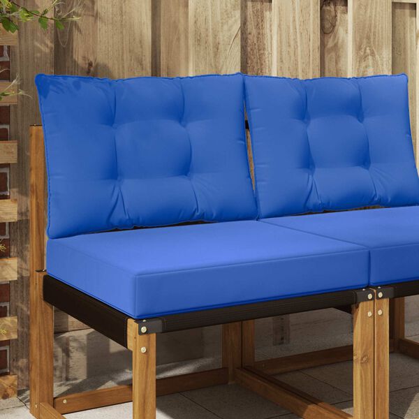 vidaXL Cuscino per divano da esterno 2 pcs Turchese Poliestere