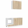vidaXL Unit&agrave; Cucina LYON 5 pz Rovere Sonoma Legno ingegnerizzato