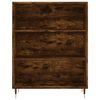 vidaXL Credenza Rovere Fumo 69,5x34x180 cm in Legno Multistrato