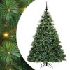 vidaXL Albero di Natale artificiale con 300 LED Verde 180 cm PE e PVC