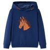 Felpa con Cappuccio da Bambina Blu Marino 92