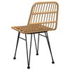 vidaXL Sedie da Giardino 2pz 48x62x84 cm Rattan PE