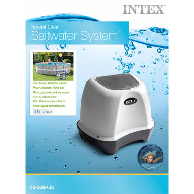 Intex Sistema per Acqua Salata Krystal Clear 12 V