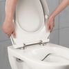 CORNAT Tavoletta WC Chiusura Ammortizzata PREMIUM 5 Duroplast Bianco