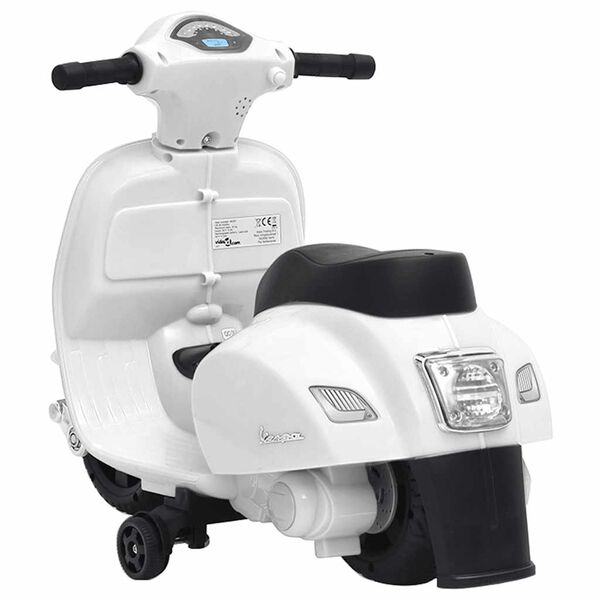vidaXL Motocicletta per Bambini Elettrica Vespa GTS300 Bianca