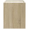 vidaXL Comodini a Muro 2 pz Rovere Sonoma 45x30x35 cm
