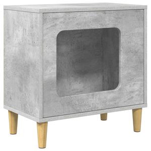 vidaXL Casa per Gatti Calcestruzzo 51 x 30 x 52 cm Legno multistrato