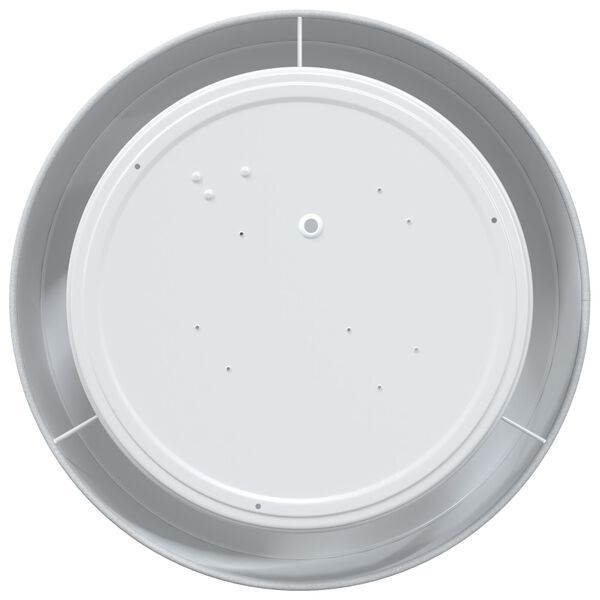 vidaXL Lampada da soffitto Grigio 30 x 13.5 cm Tessuto