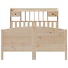 vidaXL Letto Libreria senza Materasso 160x200 cm in Legno di Pino