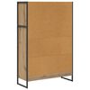 vidaXL Armadio per Libri Rovere Artigianale 80 x 30 x 155 cm
