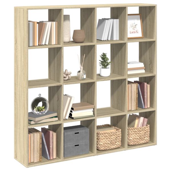 vidaXL Libreria Rovere Sonoma 137,5x29x137,5 cm in Legno Multistrato