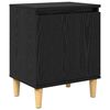 vidaXL Armadio da Notte Rovere Nero 40 x 30 x 50 cm Legno multistrato