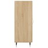 vidaXL Credenza Rovere Sonoma 34,5x34x90 cm in Legno Multistrato