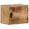 vidaXL Comodino a Parete 40x30x25 cm in Legno Massello di Mango