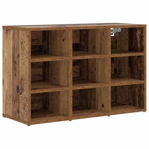 vidaXL Mobile per scarpe 77,5 x 30 x 51 cm Legno ingegnerizzato