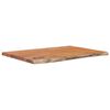 vidaXL Piano Tavolo 80x60x2,5 cm Rettangolare Legno Acacia Bordi Vivi