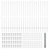 vidaXL Recinzione e Posto Argento 1,5 x 50 m Acciaio