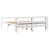 vidaXL Letto Anziani con Testiera Bianco 200x200cm Legno Massello Pino