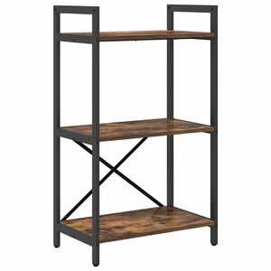 vidaXL Libreria 3 livelli 56 x 34 x 96 cm Legno ingegnerizzato