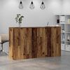 vidaXL Banco Reception Legno Antico 180x50x103,5 cm Legno Multistrato