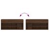 vidaXL Scarpiera Rovere Marrone 102x30,5x45 cm in Legno Multistrato