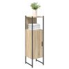 vidaXL Mobile da Bagno Beige 33 x 33 x 120,5 cm Legno multistrato