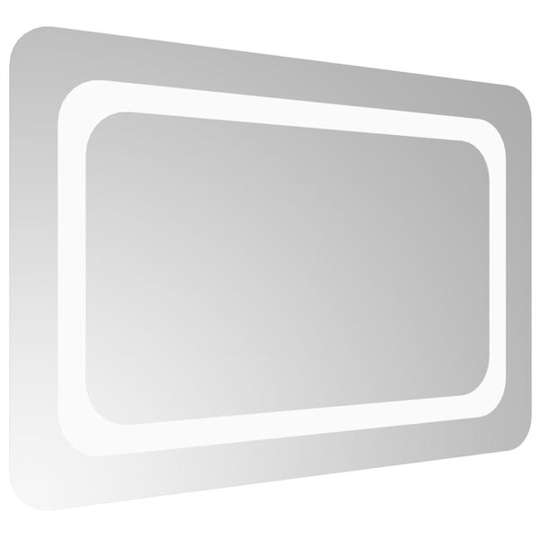 vidaXL Specchio da Bagno con Luci LED 60x40 cm