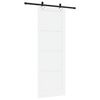 vidaXL Porta scorrevole ORKDAL Bianco 83 x 232 cm Pino massello