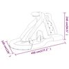 Happy Hop Scivolo d'Acqua Gonfiabile con Piscina 450x320x240 cm in PVC