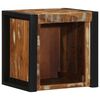 vidaXL Comodino Multicolore 40x35x40 cm in Legno Massello Recupero