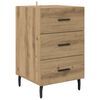 vidaXL Armadio da Notte Rovere artigianale 40 x 40 x 66 cm