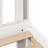 vidaXL Letto Libreria senza Materasso Bianca 90x200 cm Legno di Pino