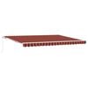vidaXL Tenda retrattile Arancione e Marrone 450 x 300 x 165 cm