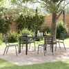 vidaXL Set da Pranzo per Giardino 5 pcs Antracite