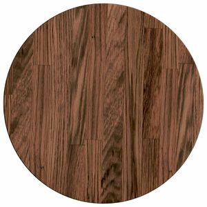 vidaXL Piano del tavolo &Oslash; 40 x 2,5 cm Rotondo Marrone Scuro
