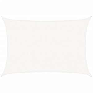 vidaXL Vela Parasole 160 g/m&sup2; Bianca 2,5x3,5 m in HDPE
